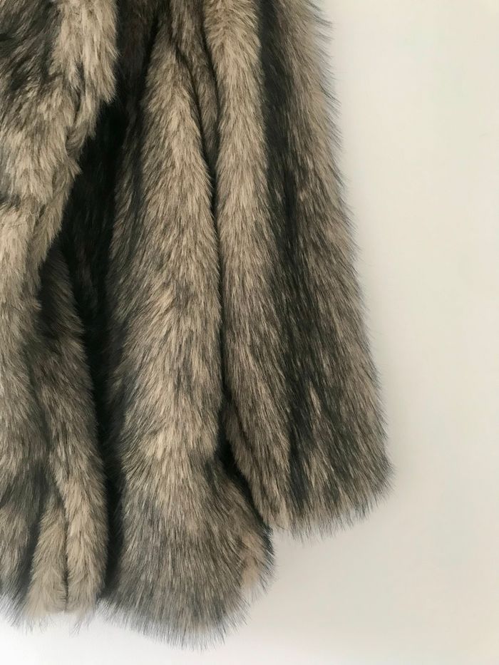 Manteau Fausse Fourrure Doux et Chaud - Taille M - photo numéro 2