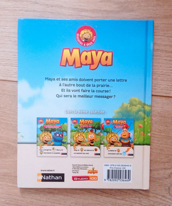 Livre Maya l'abeille Histoires à deux voies - photo numéro 2
