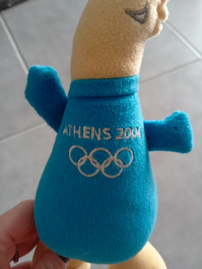 Peluche mascotte JO Athènes 2004 - photo numéro 2