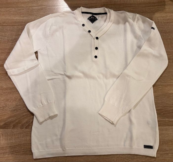 Pull Blanc du Nil blanc cassé – taille XS – neuf sans étiquette