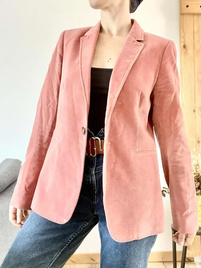 Blazer Caroll en taille 38 (M) - Bon état - photo numéro 2