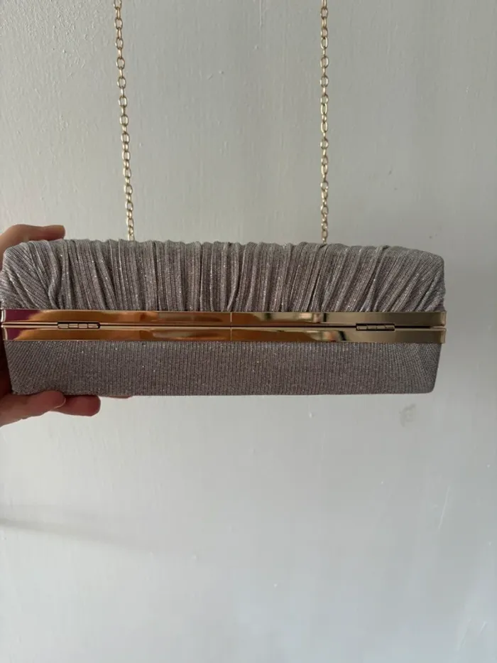 Pochette de cérémonie lilas - photo numéro 3