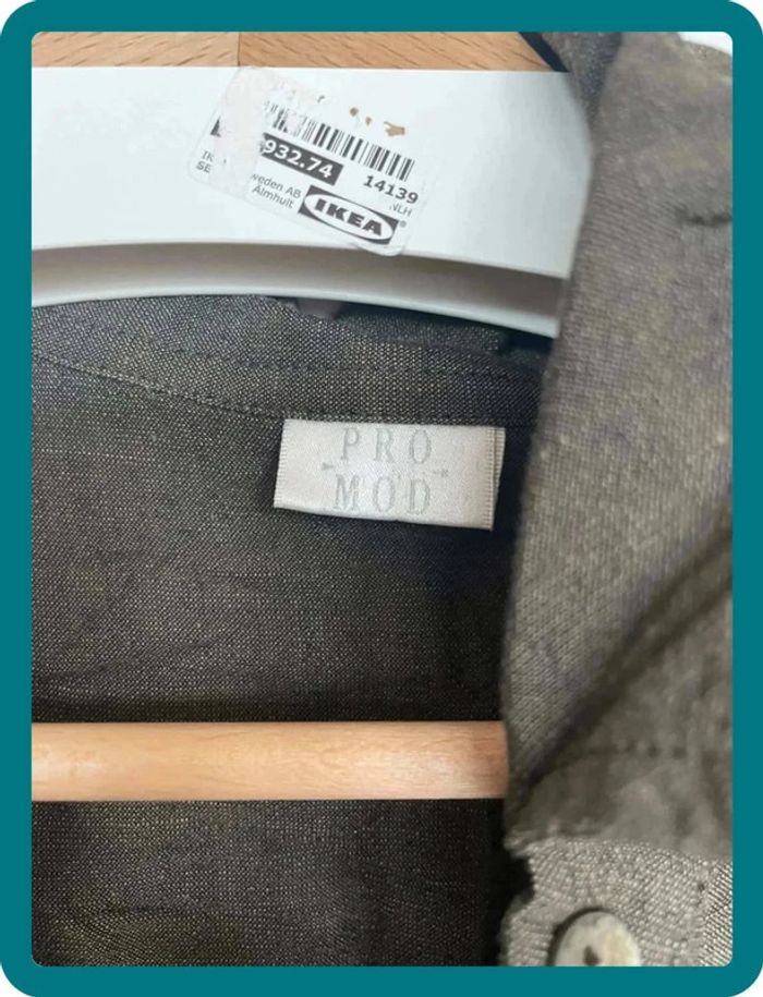 Chemise marron gris très foncé - photo numéro 2