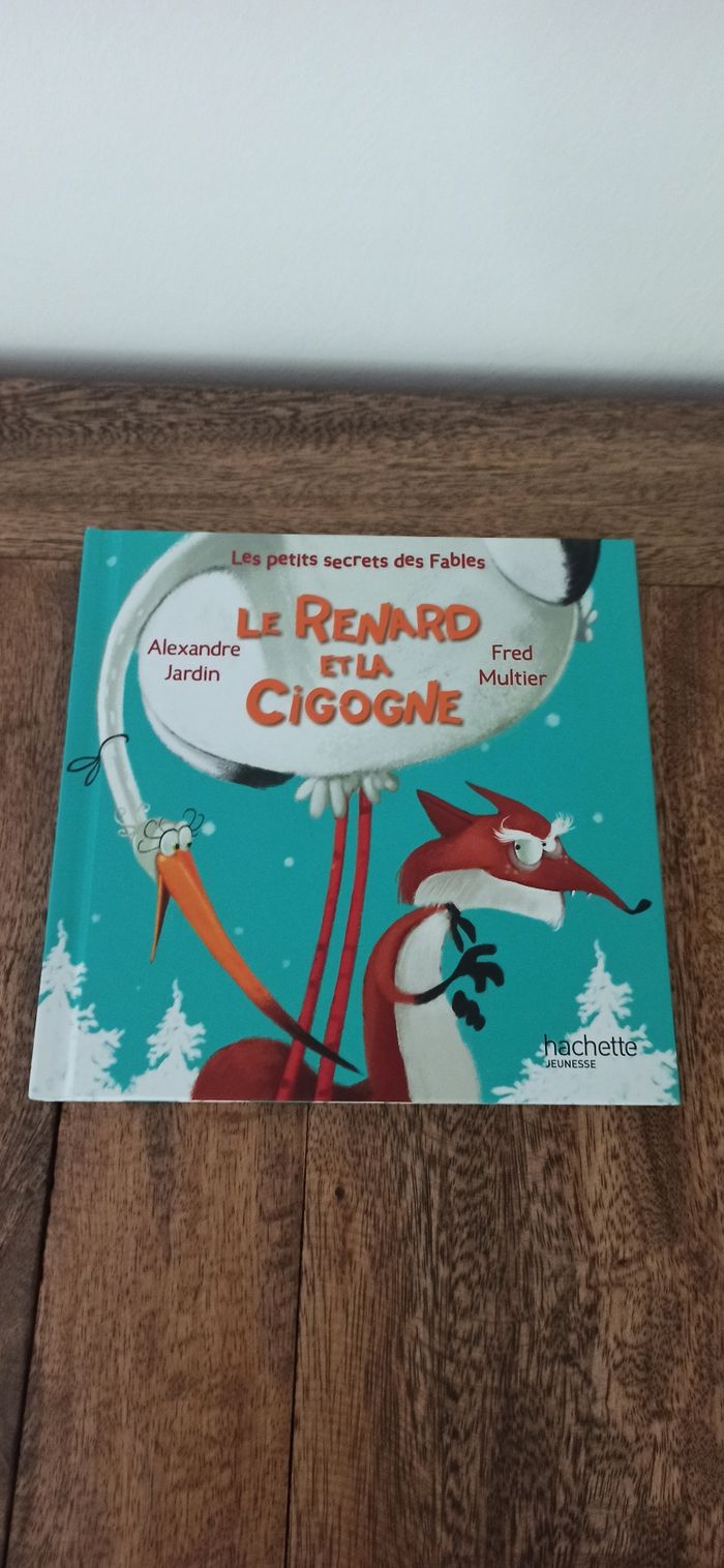Livre macdo Le renard et la cigogne