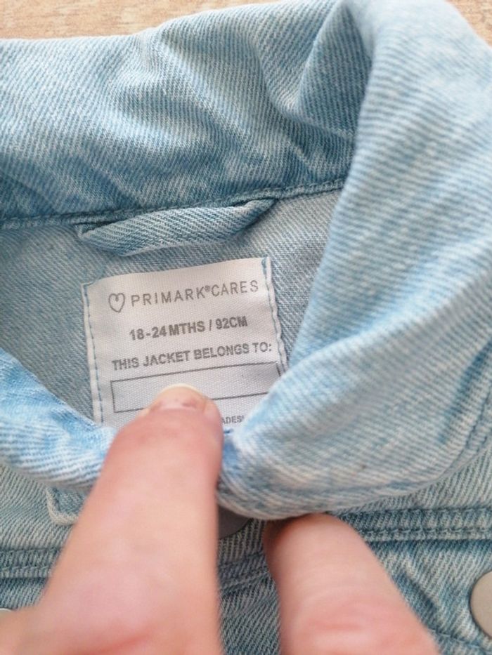 Veste en jeans primark 18.24 mois - photo numéro 6