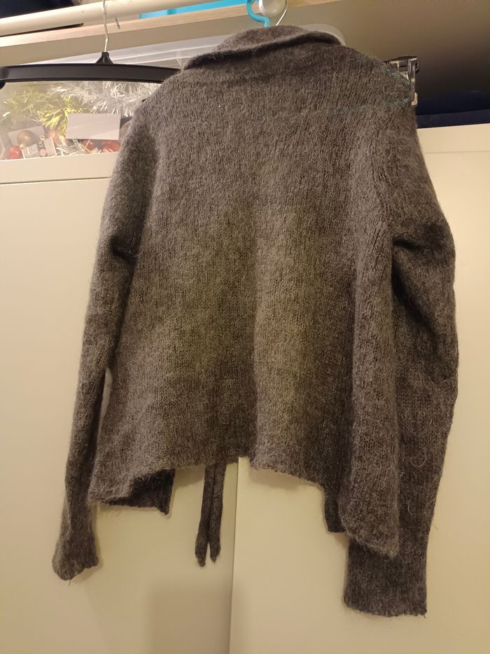 Gilet femme, Eliane et Lena, mohair majoritaire, taille 40 - photo numéro 7