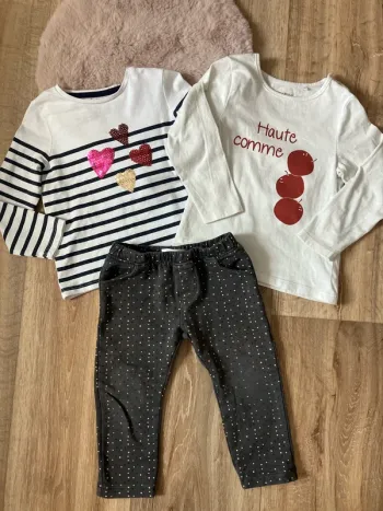 Ensemble bb fille 23 mois