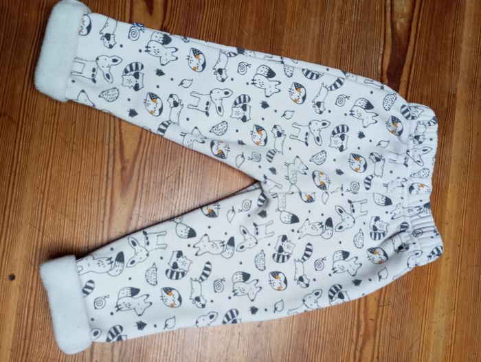 Pantalon molletonné, Sucre d'orge, 12 mois - photo numéro 4