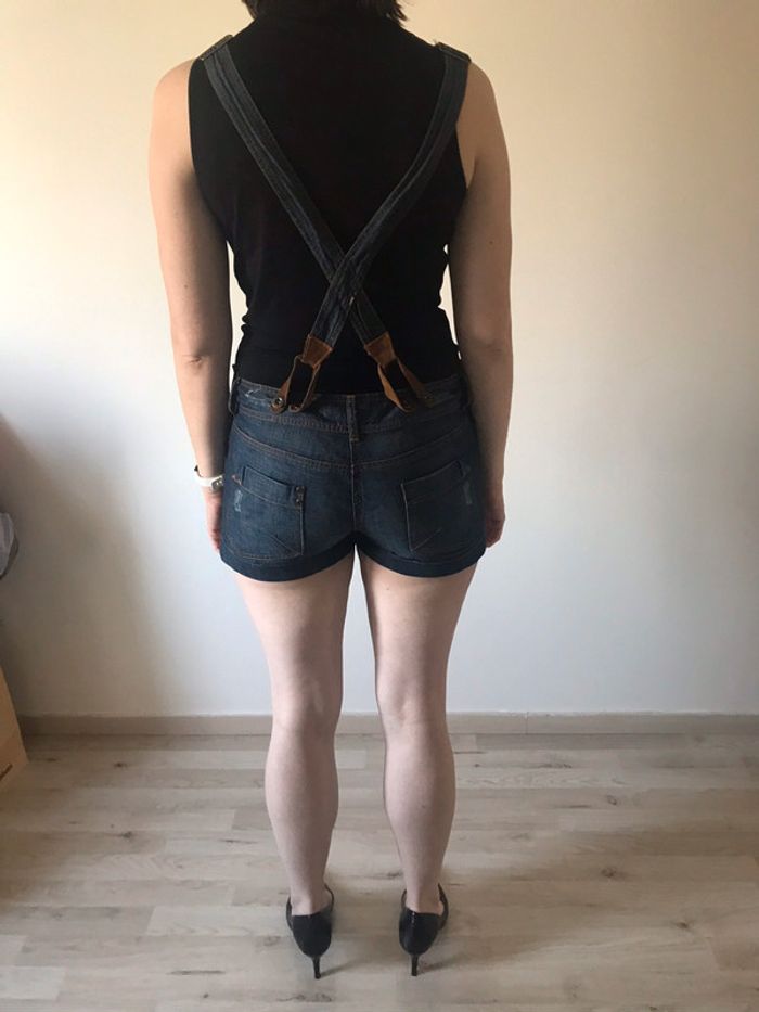 Salopette short en jean pimkie - photo numéro 2