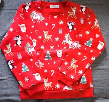 Pull sweat noël fille 6 7 ans