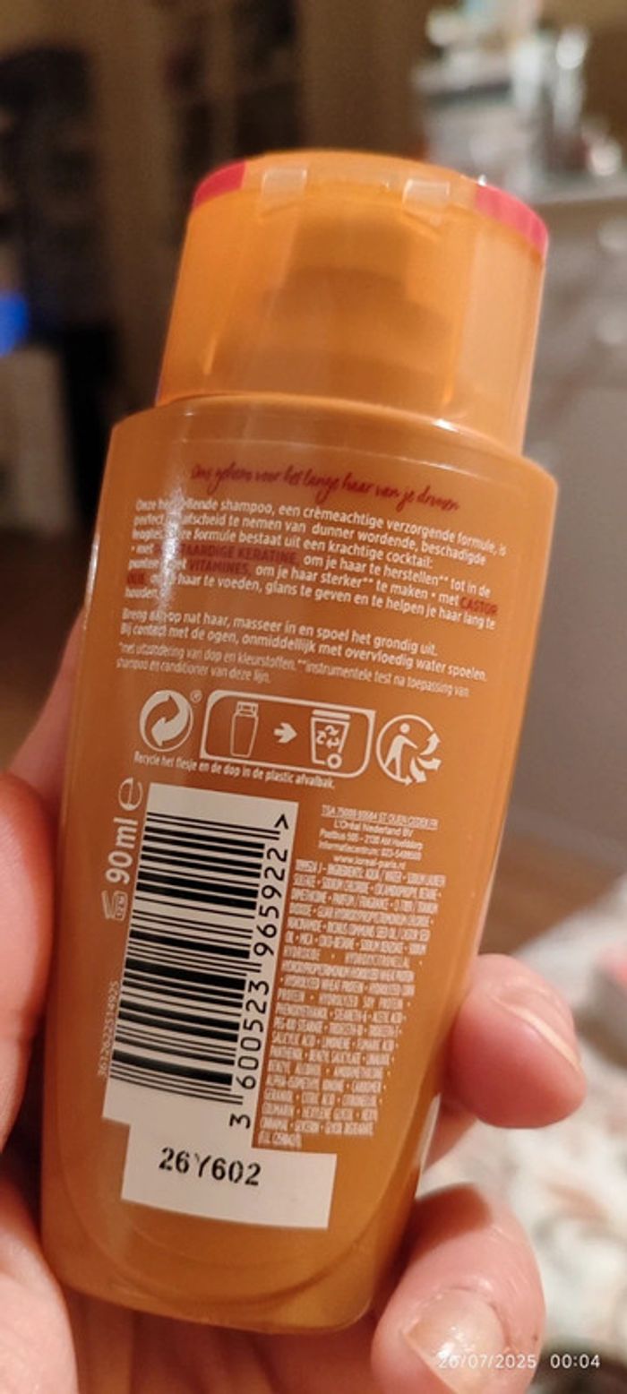 L'Oréal Shampooing Elseve Dream Long Format Deluxe Ideal pour voyages, Vacances et Weekend 90 ml - photo numéro 4
