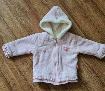 Veste à capuche chaude zippée et fourrée