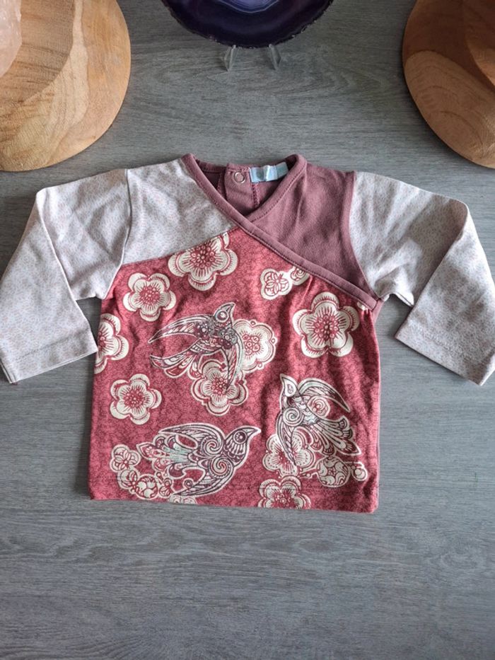 T-shirt manche longue 6 mois - photo numéro 2