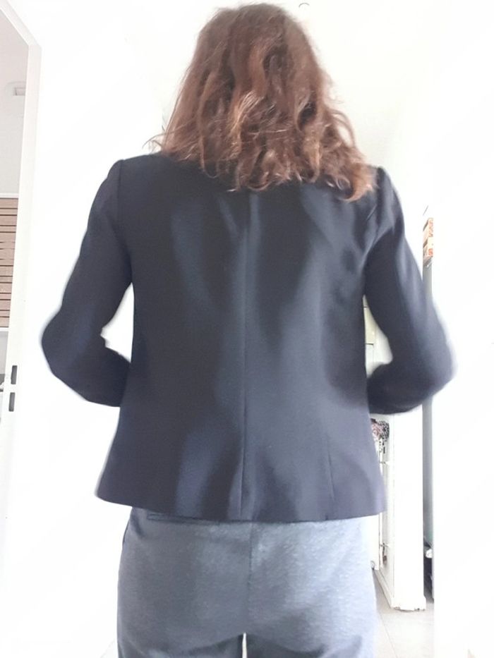Veste tailleur haut gilet pimkie noir taille 36 - photo numéro 3