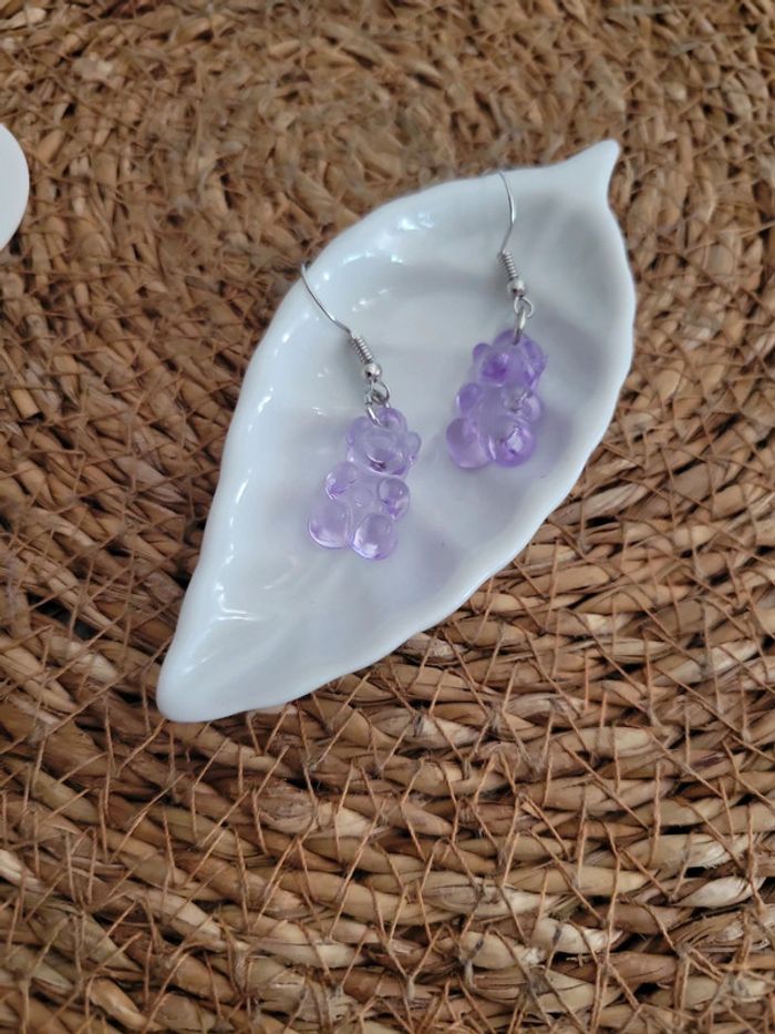 Boucles d'oreilles bonbons haribo