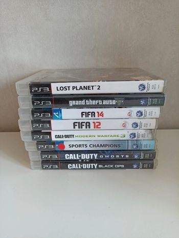 Lot 8 jeux PS3