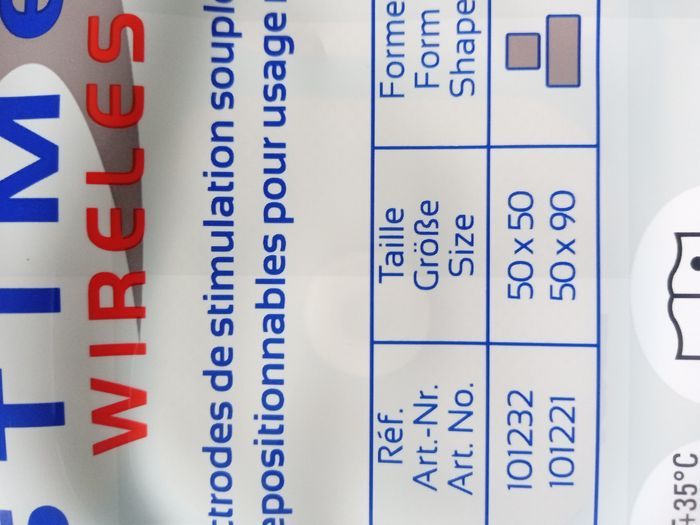10 sachets d'électrodes de stimulation autocollantes Stimex Wireless - photo numéro 4