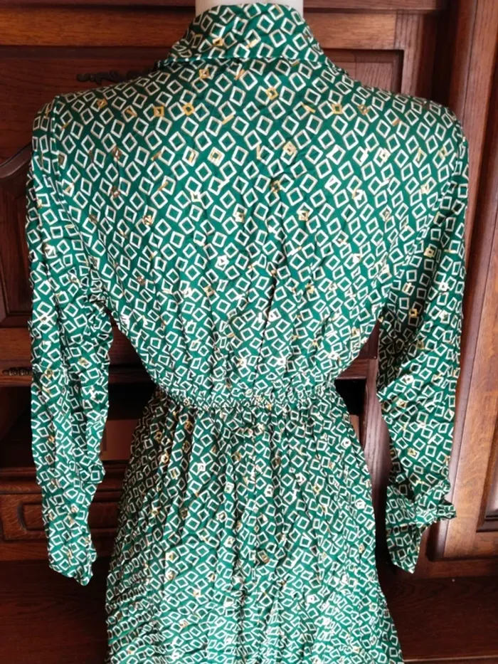 Sublime robe longue femme avec doryres taille L/XL 40 42 - photo numéro 7