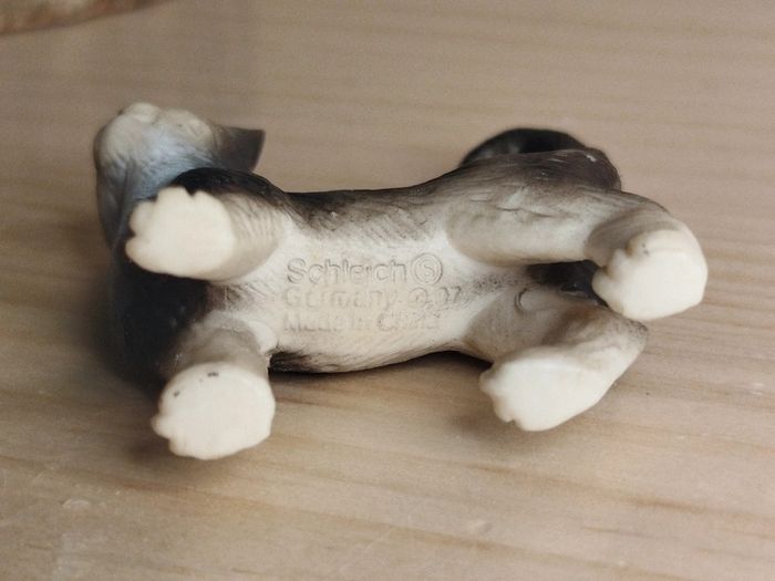 Schleich chat gris et blanc Figurine Animal domestique - photo numéro 3