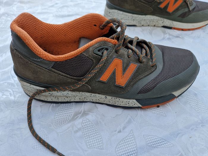 Baskets kaki orange homme New balance - photo numéro 3