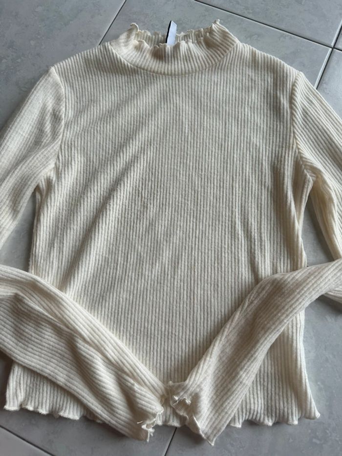 Pull crème stradivarius - photo numéro 2