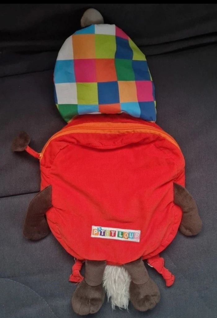 Ensemble p'tit Loup peluche,  sac à dos, album photo - Auzou - photo numéro 3