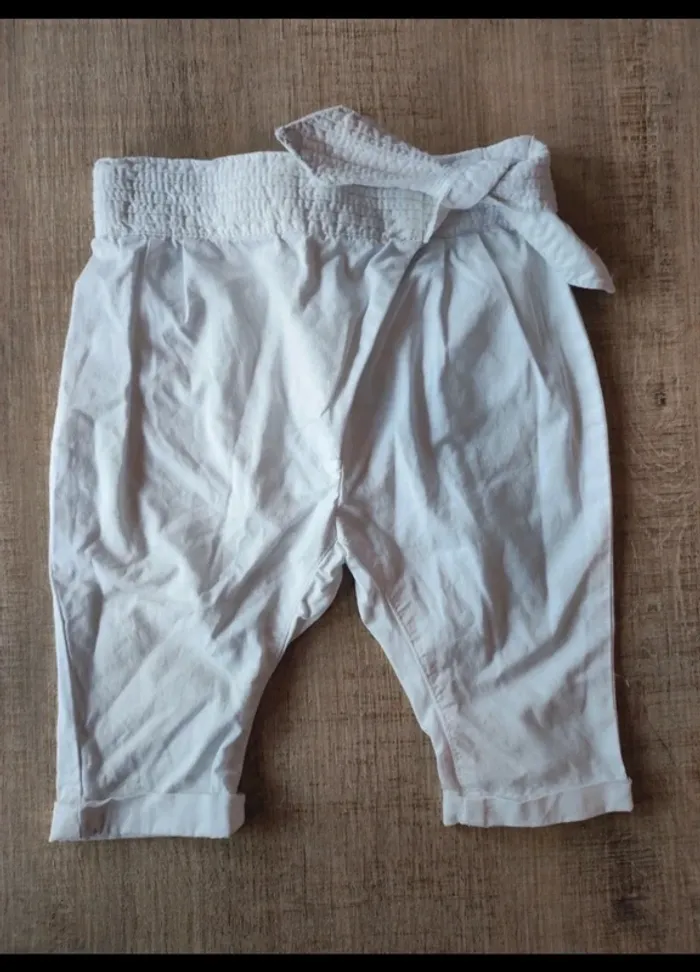 Sarouel blanc 6 mois