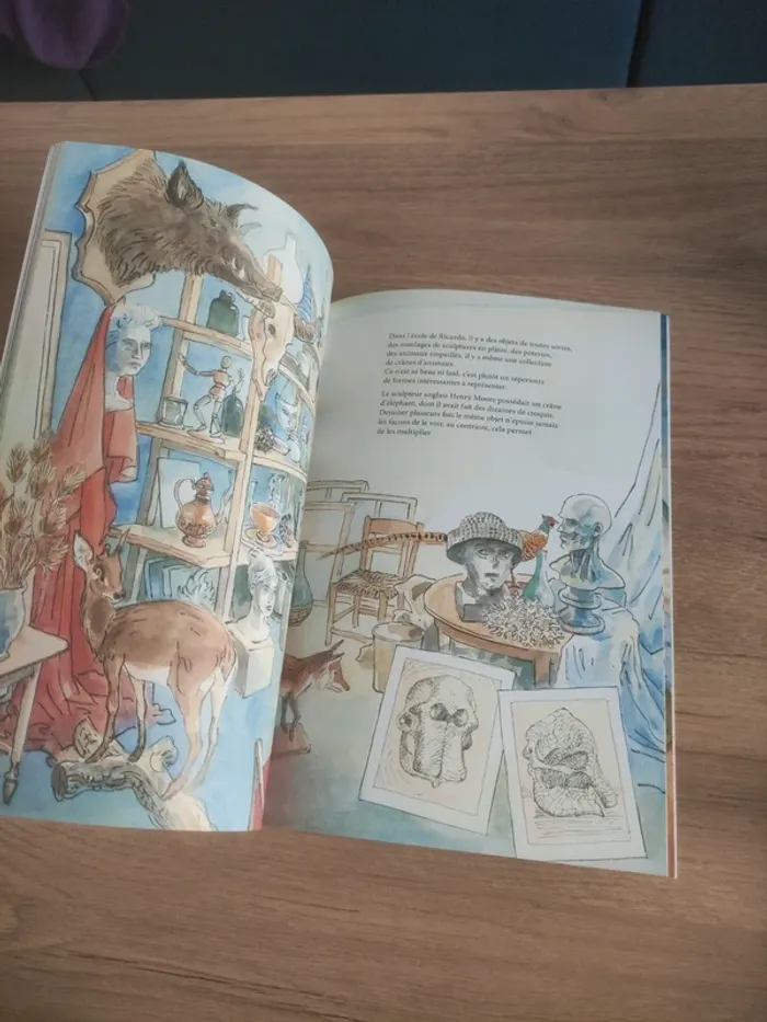 Livre l enfant, le peintre et la mer neuf école des loisirs - photo numéro 2
