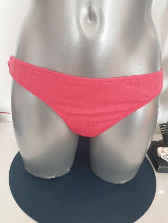 Culotte de maillot de bain corail T40