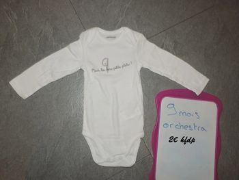 body orchestra taille 9 mois