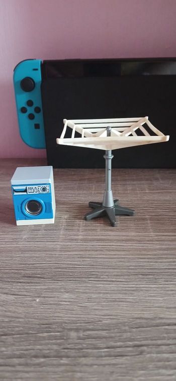 Machine à laver et étendoir playmobil