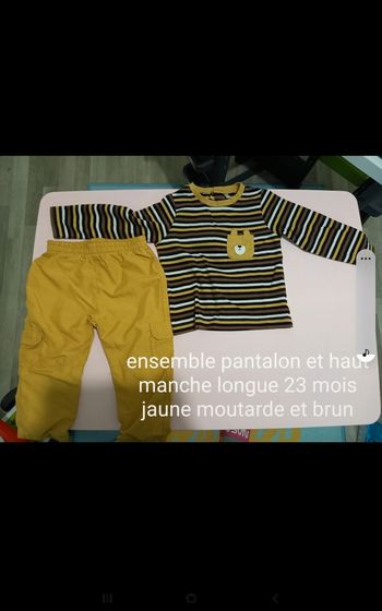 Ensemble pantalon et haut manche longue