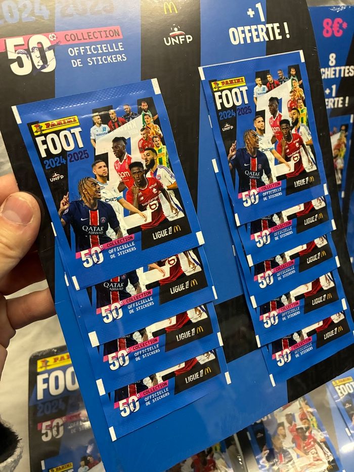54 sachets Foot 50 collection Panini - photo numéro 6