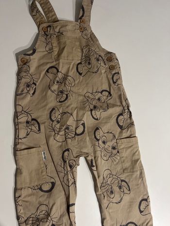 Salopette le roi lion Disney primark 18-24 mois