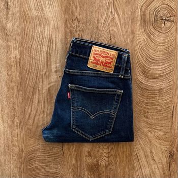 Jean/pantalon bleu Levi's 512 pour homme, taille W 30 L 34 (40 taille française)