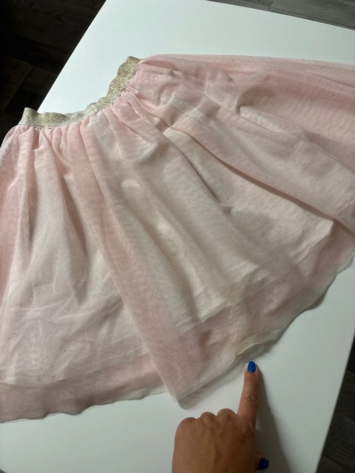 Jupe en tulle rose pailletée - photo numéro 6