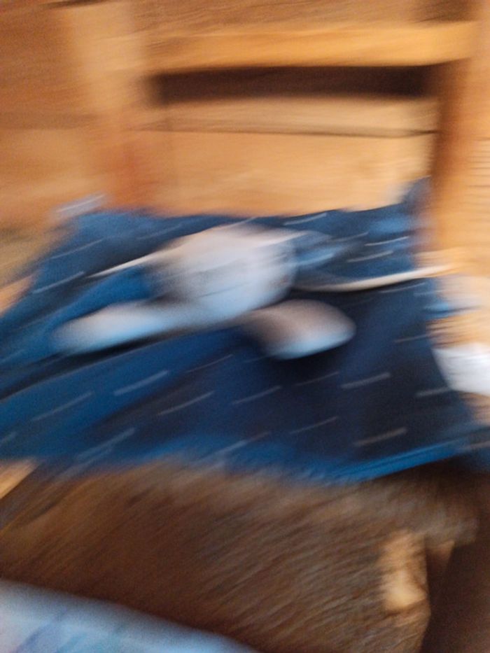 Doudou lapin bleu étoiles Simba toys tbe - photo numéro 2