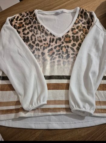 Pull imprimé léopard