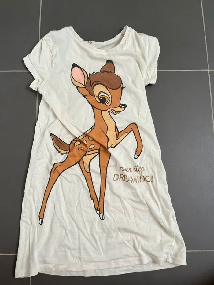 Robe de nuit Bambi Disney 8 ans