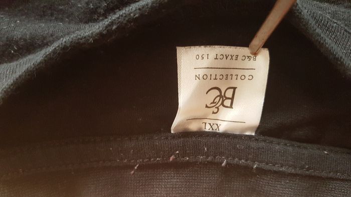 T shirt homme 56-58 noir BGC - photo numéro 2