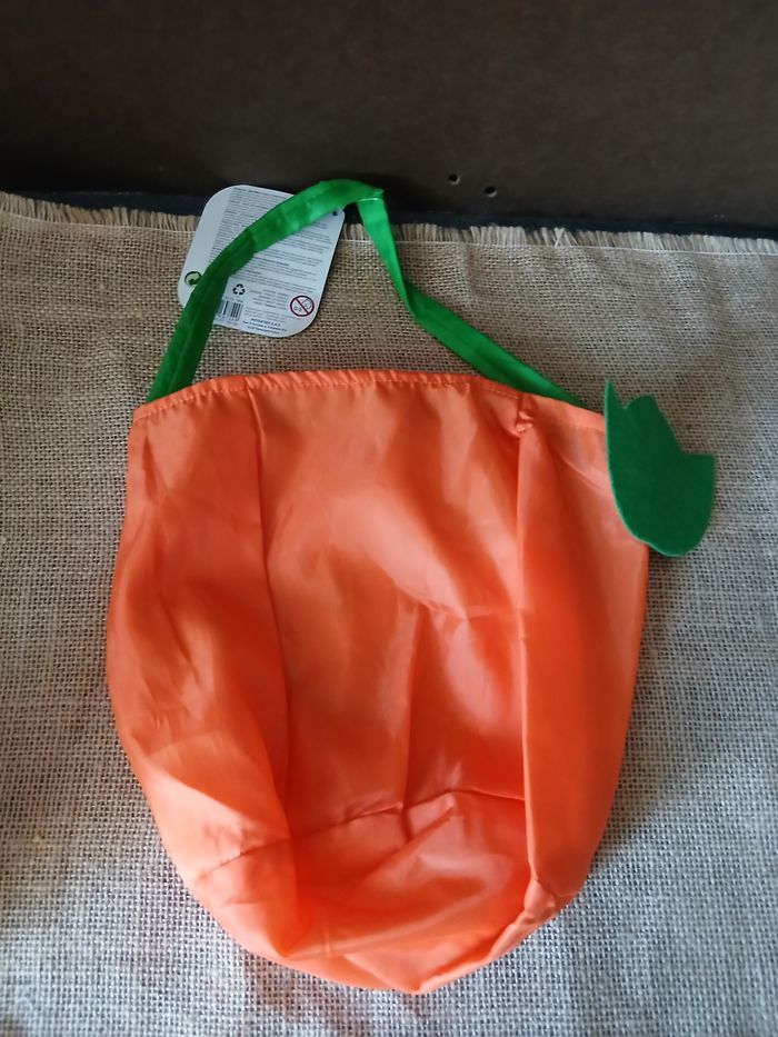 Sac citrouille d’halloween. - photo numéro 3