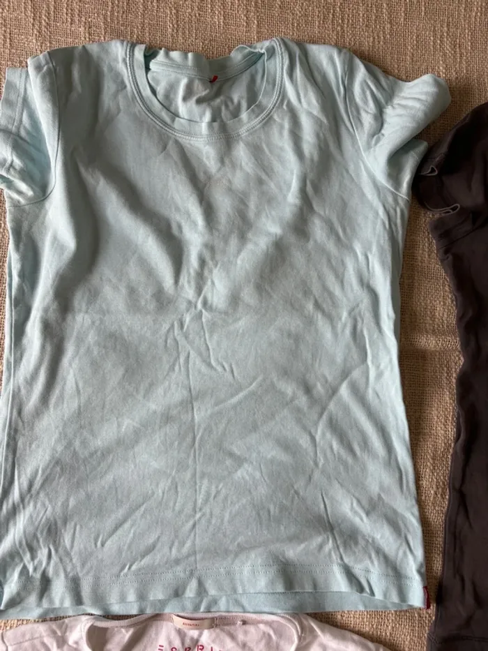 Lot 4 t-shirt esprit taille M multicolore - photo numéro 6