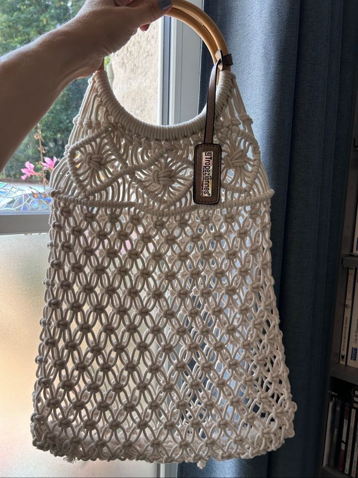 Sac macramé, crochet les tropéziennes - photo numéro 6