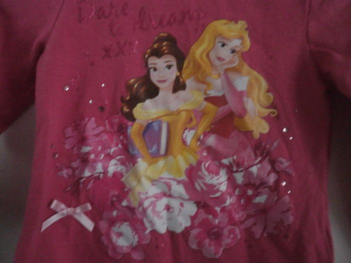 T-shirt Disney Princesses rose 3 ans - photo numéro 2