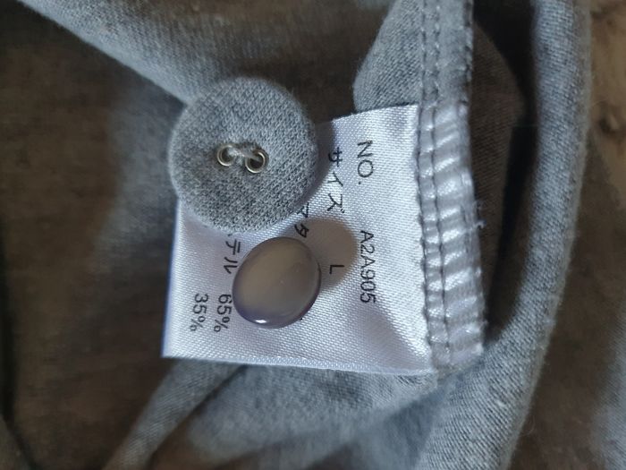 Top gris de grossesse et d'allaitement T.M - photo numéro 4