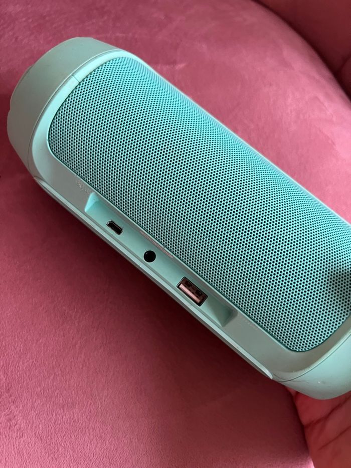 Enceinte JBL portable en très bon état dans la couleur mint (rare). - photo numéro 3