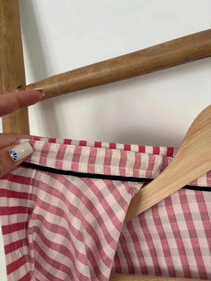 Chemise rouge à carreaux superdry taille M - photo numéro 7