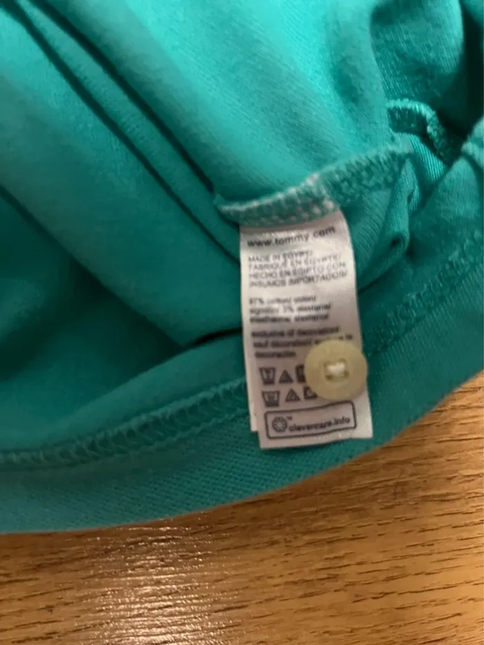 Polo tommy hilfiger vert taille xl - photo numéro 5