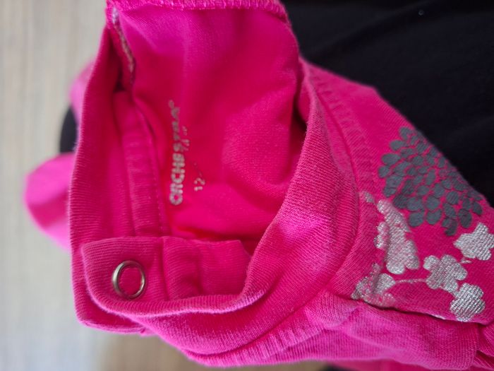 Ensemble 4 pièces gris/rose: robe+ gilet +collant +T shirt assortis Orchestra 9 mois - photo numéro 5