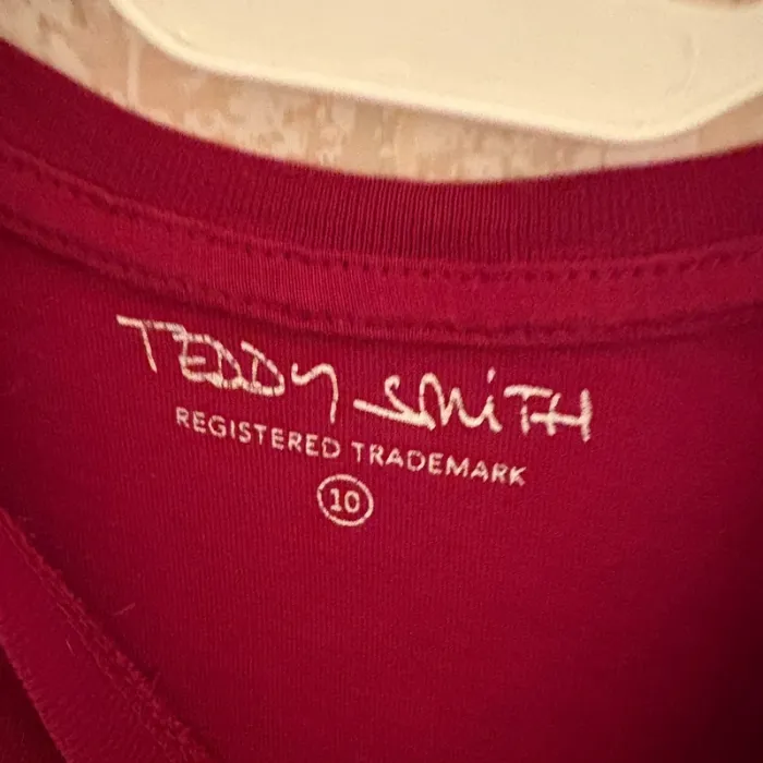 T-shirt Teddy Smith • rouge • 10ans 🌿 - photo numéro 2